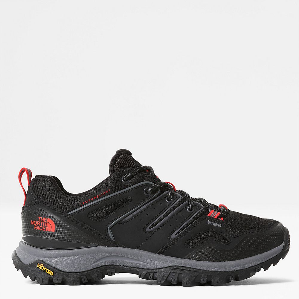 The North Face Hiking Shoes Womens Australia - The North Face Hedgehog Futurelight™ Black / Red Hiki